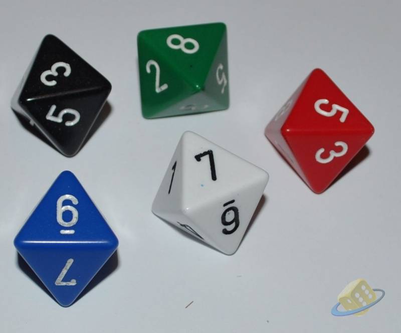 Kostka D8 jednobarevná - 29408