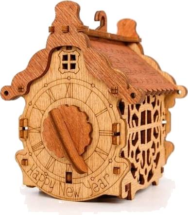 Dřevěná stavebnice Šťastný nový rok