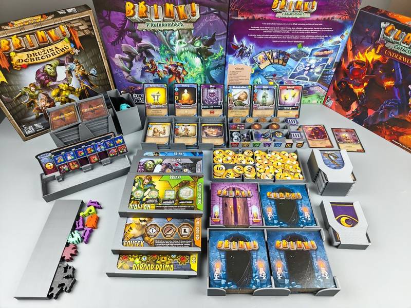 Insert: Břink! V katakombách + 3 rozšíření (černý, 0089)