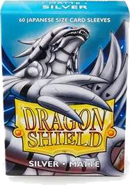 60 malých obalů Dragon Shield - matné Stříbrné