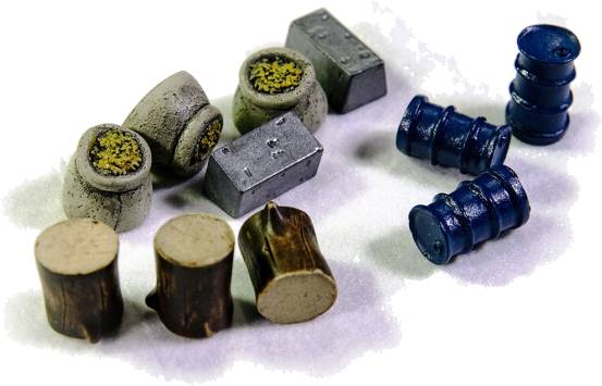 Scythe: Realistické suroviny