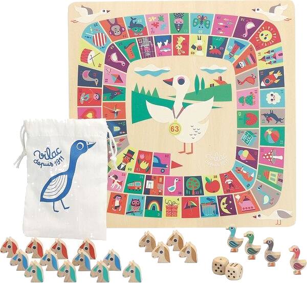 Dřevěná stolní hra 2v1