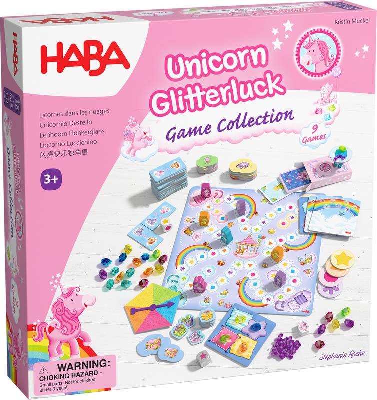 Magický jednorožec: Sada 9 her - Unicorn Glitterluck: Game Collection