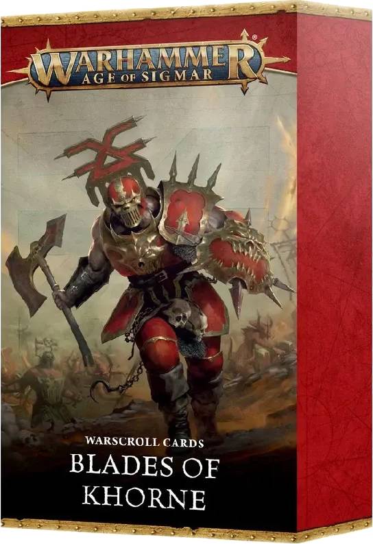 Warhammer AoS - Warscroll Cards: Blades of Khorne (4. Edice)