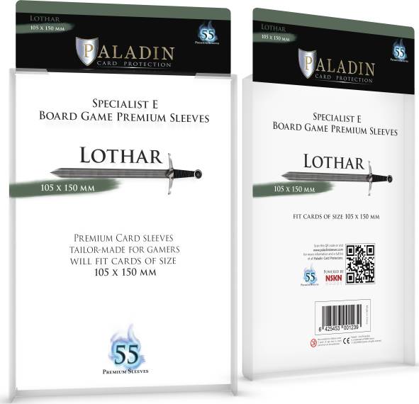 Obaly na karty Paladin: Lothar (105x150mm) 55 ks