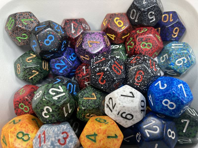 Kostka D12 skvrnitá - 29312