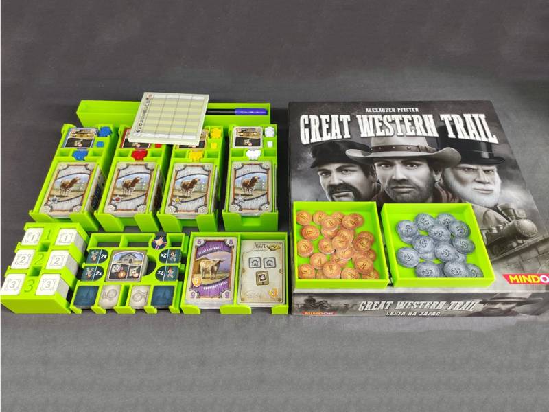 Great Western Trail Cesta na západ + rozšíření Rails to the North - Insert (černý, 0005G) NENÍ HRA!