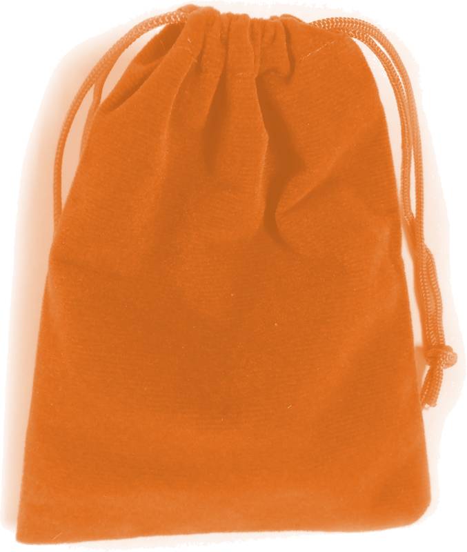 Semišový pytlík 9 x 12 cm (13 barev) Barva: Oranžová