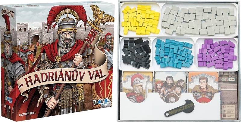 Hadriánův val - insert pro hru Barva: Šedá