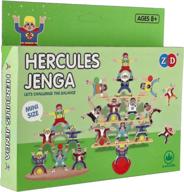 Balanční hra herkules jenga zelená
