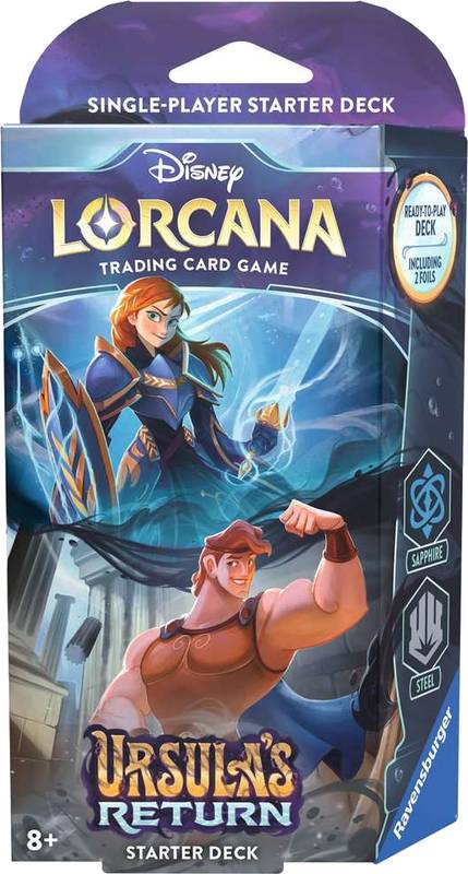 Disney Lorcana: Ursula's Return Starter Deck Sapphire & Steel