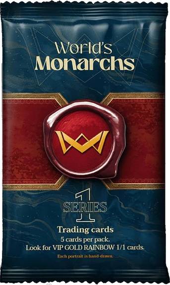 Sběratelské karty 2025 World's Monarchs - Series 1 booster