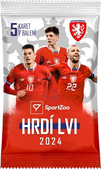 Fotbalové karty SportZoo Hobby balíček Hrdí Lvi 2024