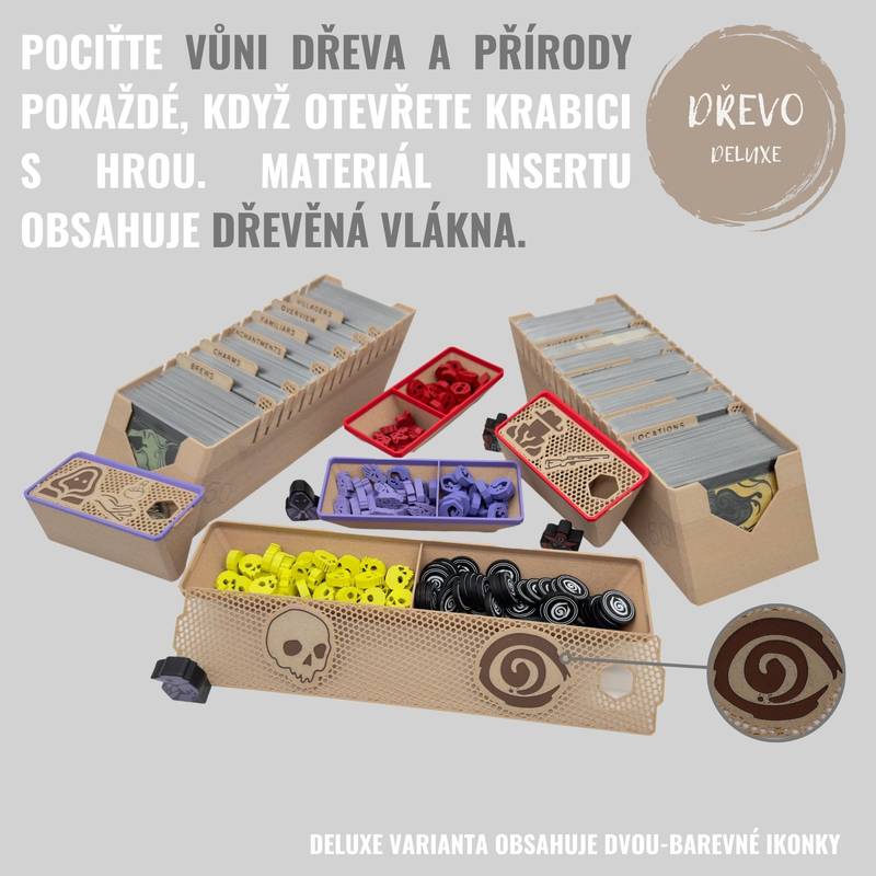 Kacíř: Zkáza Roanoke - INSERT do hry (79277) Barva: Deluxe dřevo NENÍ HRA! Insert: Pagan: Fate of Roanoke