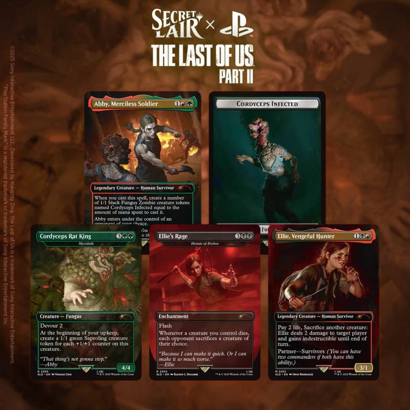 Magic: The Gathering Secret Lair x The Last of Us Part II