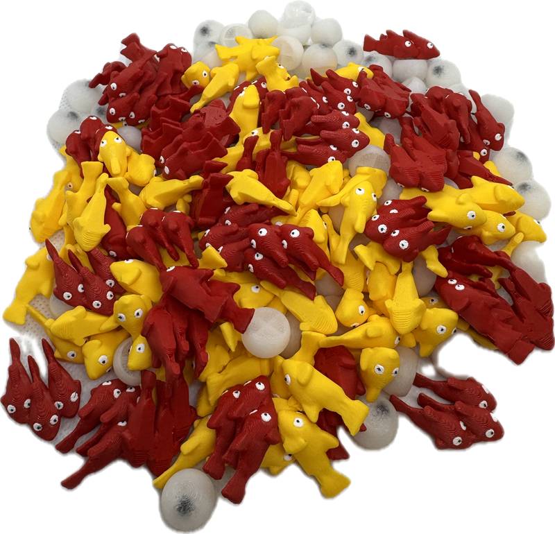 Na ploutvích - 3D žetony NENÍ HRA!
