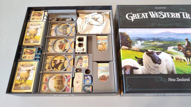 Great Western Trail: New Zealand - Insert (černý, 0039) NENÍ HRA!