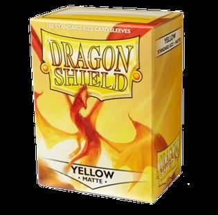 Dragon Shield 100ks - Matte Yellow