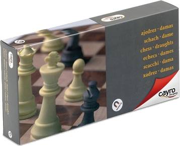 Šachy Dáma magnetické střední