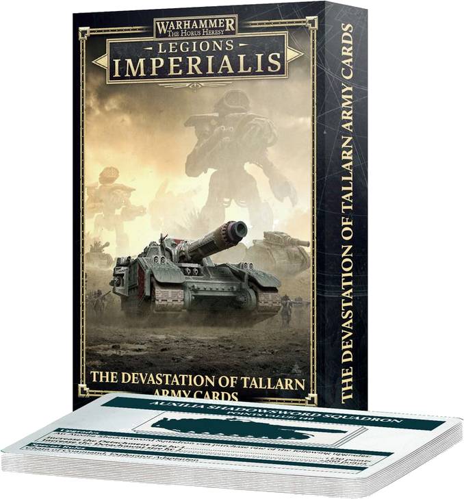 Warhammer The Horus Heresy - Legions Imperialis - The Devastation of Tallarn - Army Cards