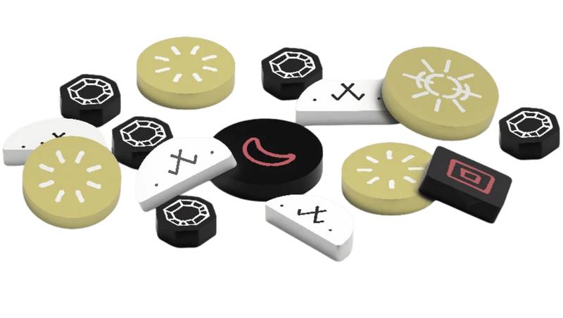 Dějiště: Divoký hvozd - Sada dřevěných žetonů