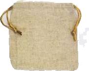 Lněný váček na kostky (12x12 cm)