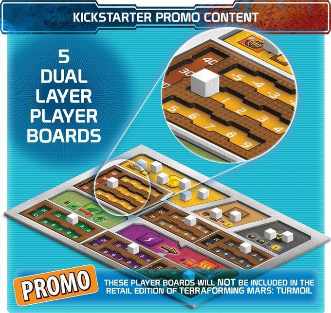 Mars: Teraformace - Sada Promo hráčských desek