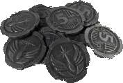 Fantasy Coins:  Sci-Fi - 5 Credit (10)
