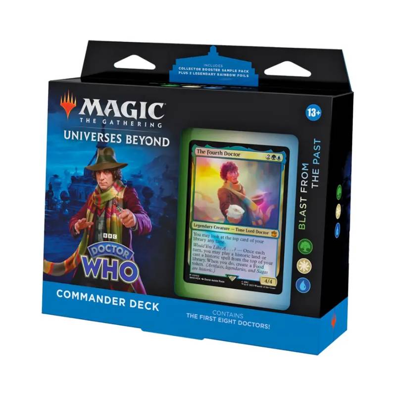 Magic The Gathering Universes Beyond Doctor Who Commander Deck Blast from the Past