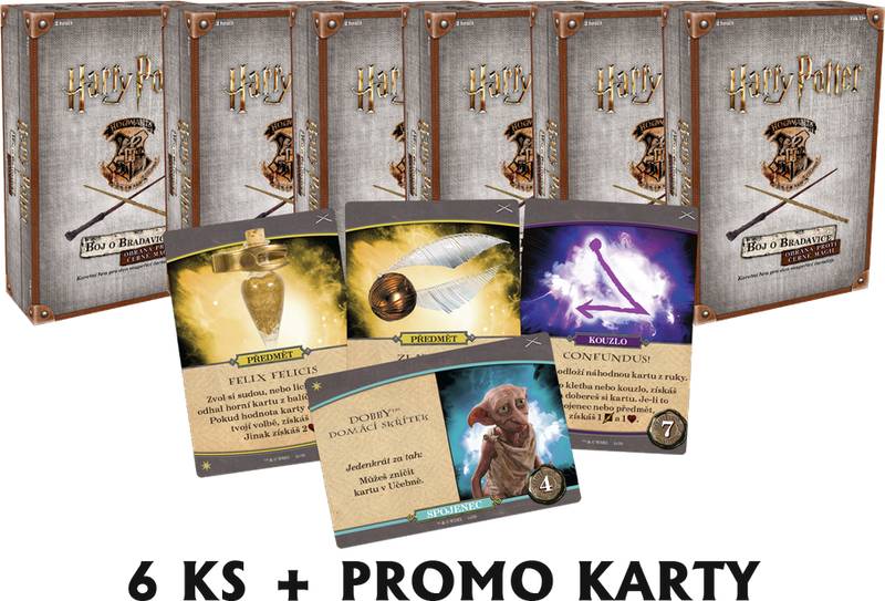 Harry Potter: Boj o Bradavice - Obrana proti černé magii (6ks)