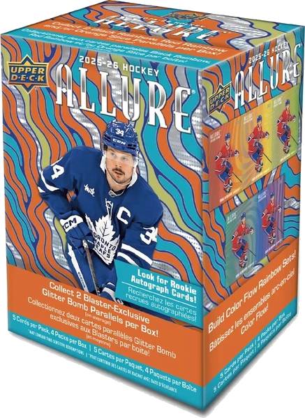 Hokejové karty 2025-26 Upper Deck Allure Hockey Blaster Box