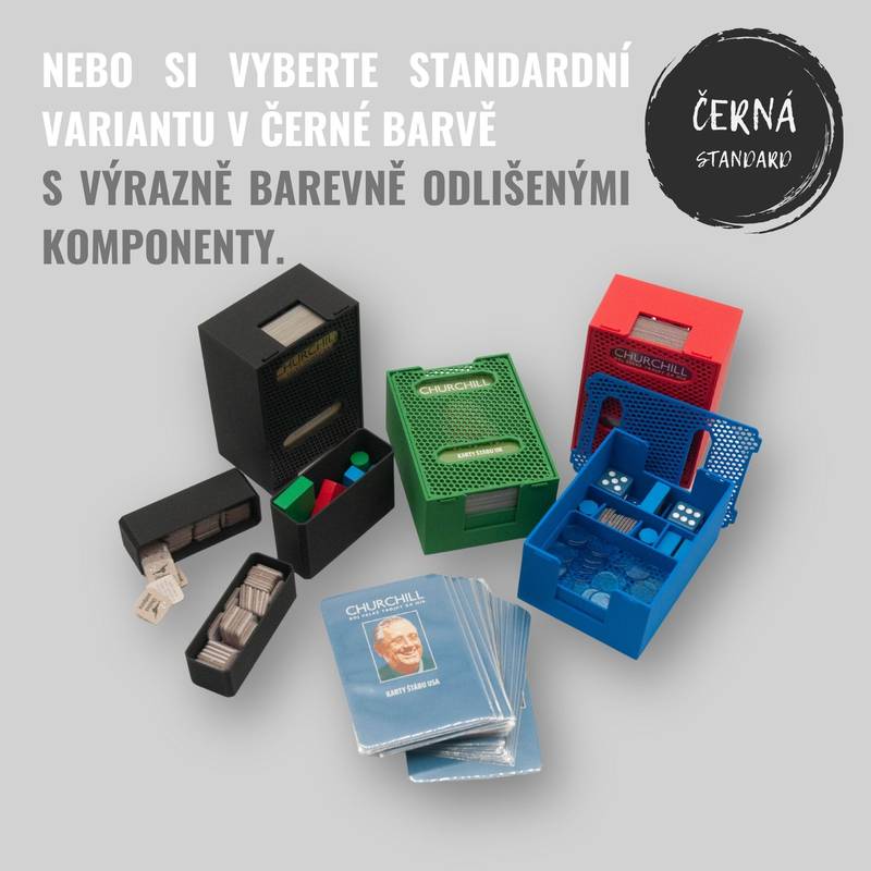Churchill - insert do deskové hry (79484) Barva: Černá NENÍ HRA! Insert do deskové hry - Neobsahuje hru!
