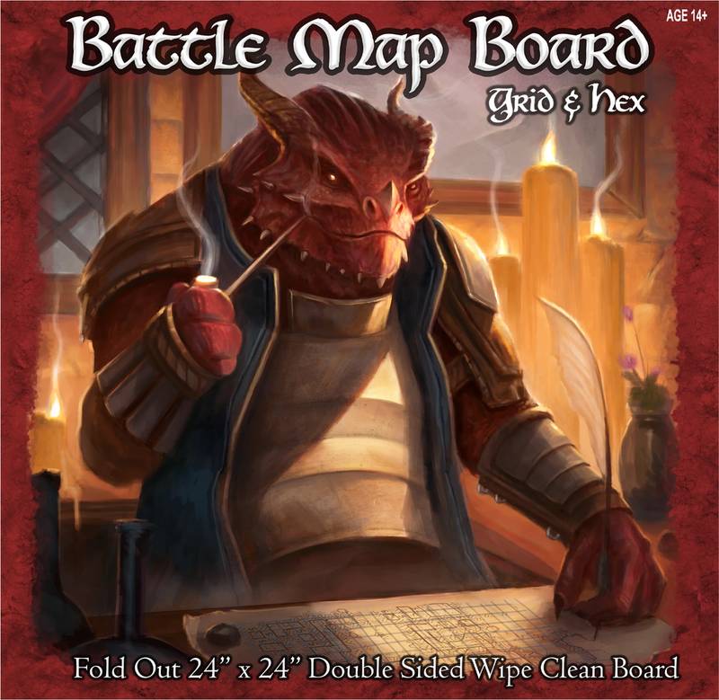 Battle Map Board - Grid & Hex
