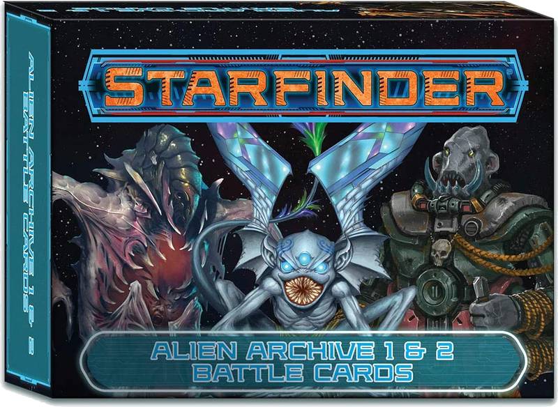 Starfinder Alien Archive 1 & 2 Battle Cards