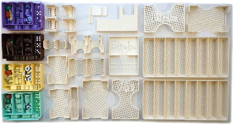 Bitoku - insert pro hru Barva: Slonovinově béžová + barvy hráčů