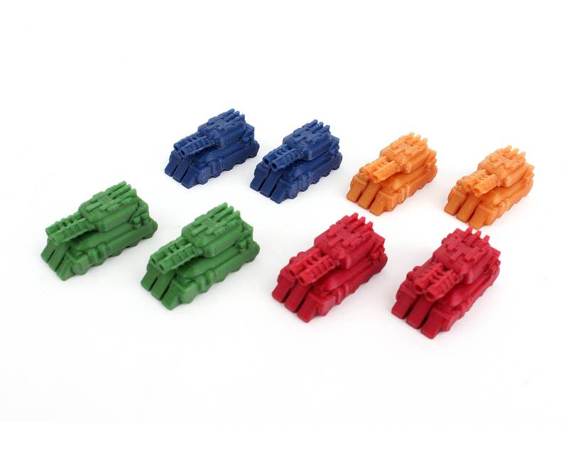 Duna: Impérium – Vzestup Iksu - Bitevní lodě / tanky Sady: Tanky / ukazatele Dune: Imperium – Rise of Ix – bitevní lodě / tanky