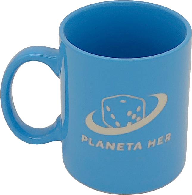 Hrnek Planeta her - světle modrý