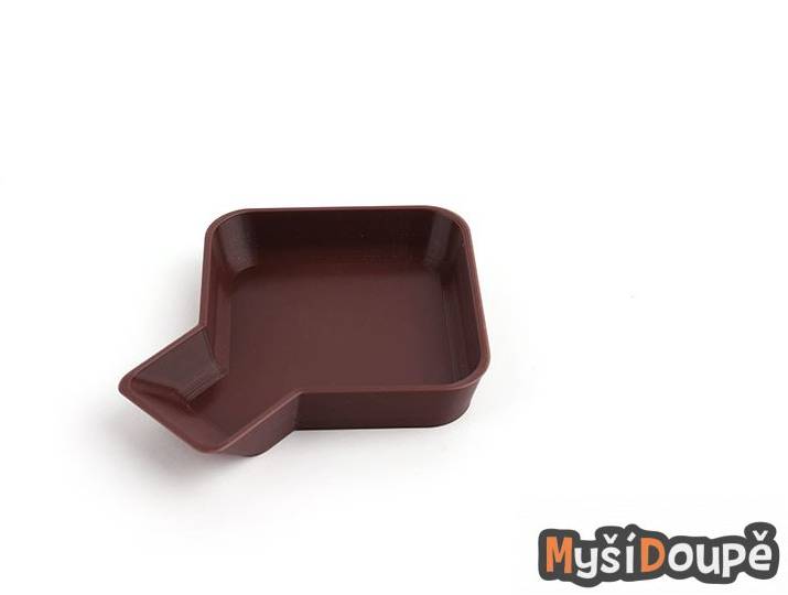Univerzální miska na žetony se zobáčkem - hnědá