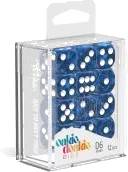 Dice Set Marble Blue - D6 16mm (12x)