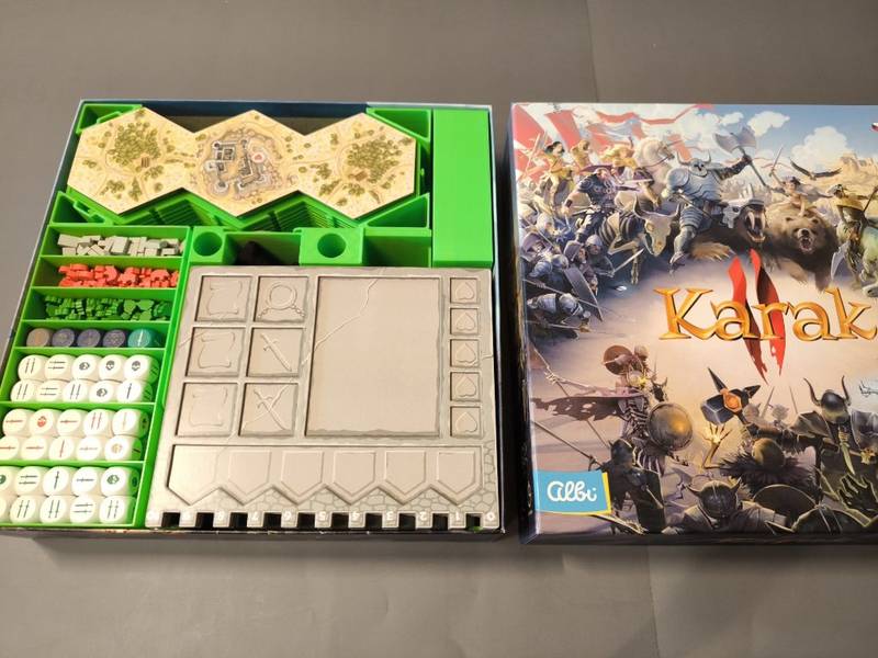 Karak II - Insert (černý, 0046) Varianta: Bez mřížek NENÍ HRA!