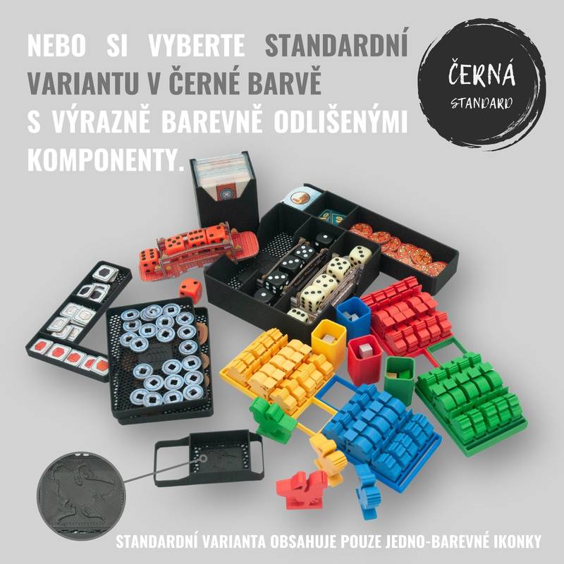 Bílý hrad - INSERT do hry (79298) Barva: Černá NENÍ HRA! Insert: The White Castle