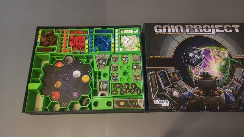 Gaia Project: Galaxie Terra Mystica - Insert (černý, 0028) NENÍ HRA!