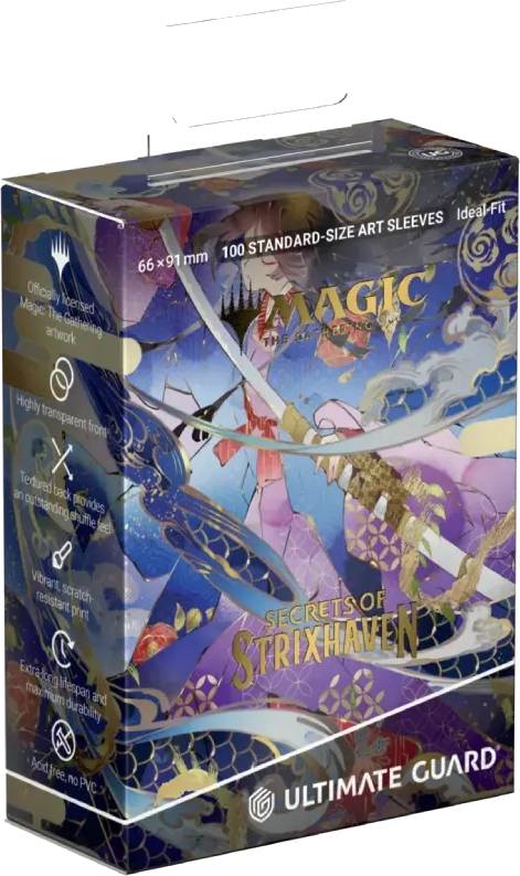 Ultimate Guard Secrets of Strixhaven: "Force of Will" obaly s motivem (japonská verze, 100 ks)