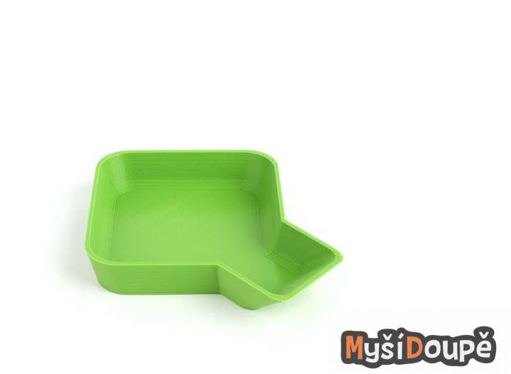 Univerzální miska na žetony se zobáčkem - světle zelená