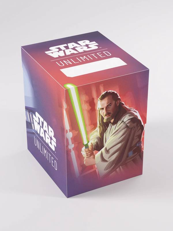 Krabička na karty Gamegenic - Star Wars: Unlimited Soft Crate Qui-Gon Jinn