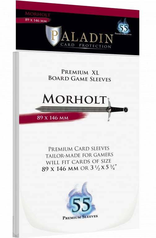 Obaly na karty Paladin - Morholt 89x146mm 55 ks  - clear