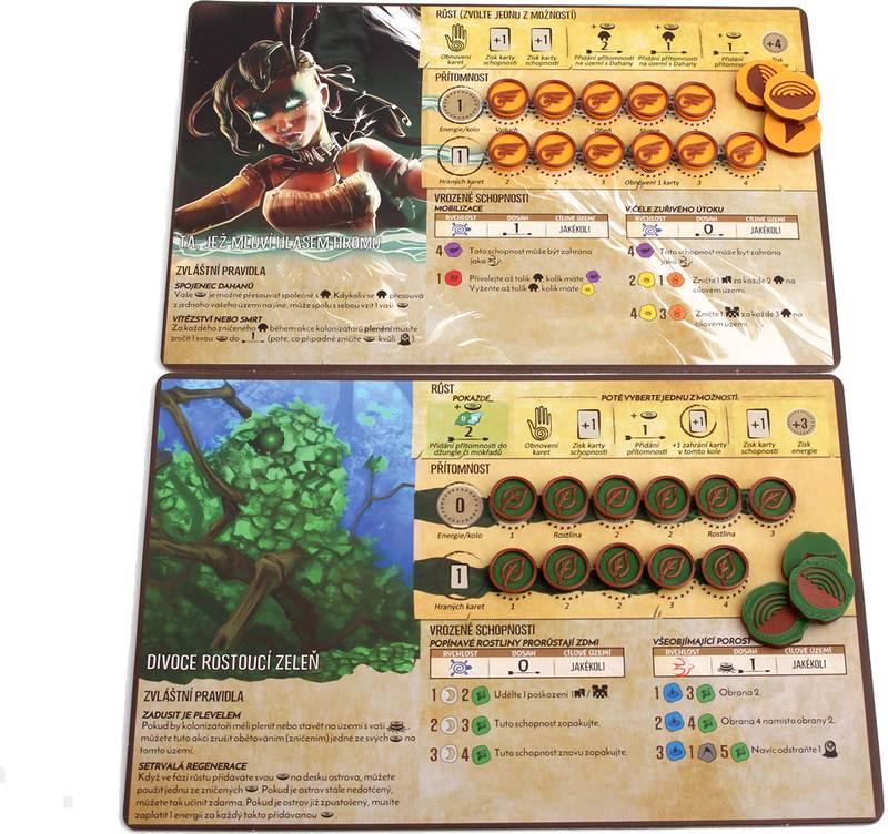 Duchové ostrova - Žetony přítomnosti Varianta: Přítomnost - rozšíření Spirit Island - žetony