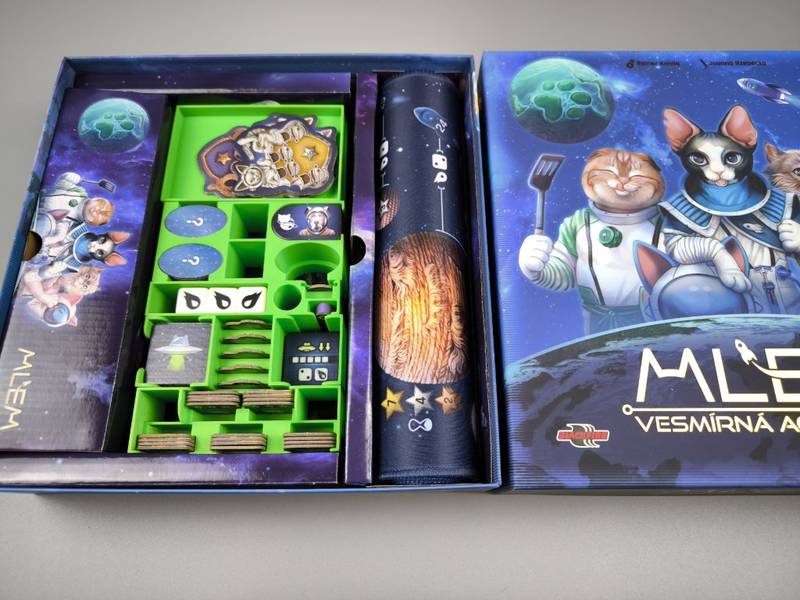 Inlay pro MLEM: Vesmírná agentura i na promo BLEP (černý, 0011M) NENÍ HRA!