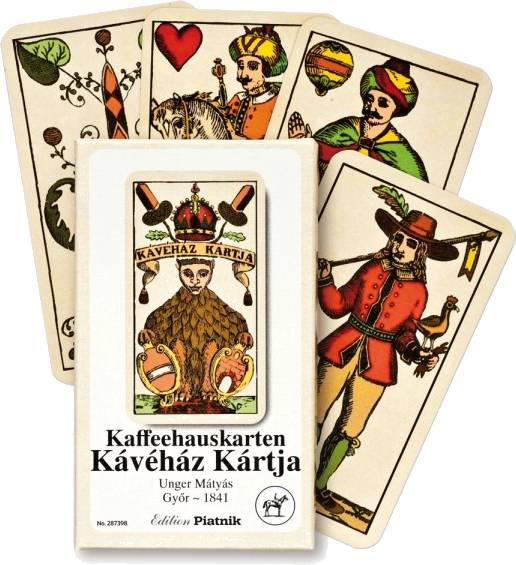 Ungarische Kaffeehauskarten