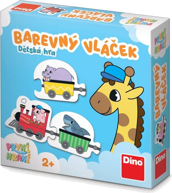 První hraní: Barevný vláček Naučná hra